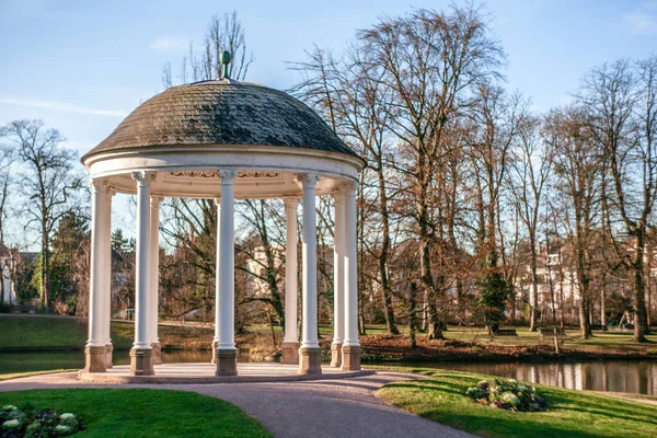 Park Orangerie Estrasburgo Frío Soleado Invierno —  Fotos de Stock