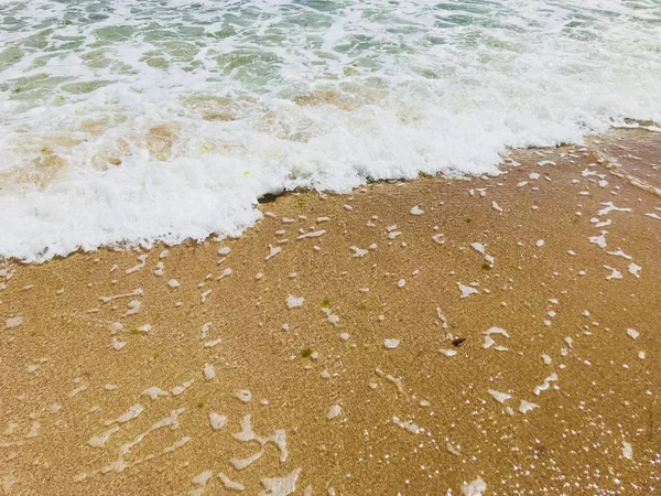 Pláž Moře Jasném Slunečním Světle — Stock fotografie