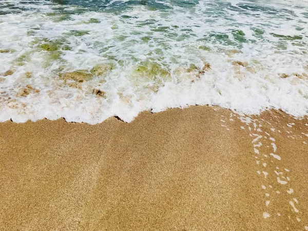 Strand Und Meer Hellen Sonnenlicht — Stockfoto