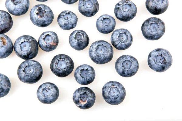 Blueberries Isolated White Background — Stock Photo, Image