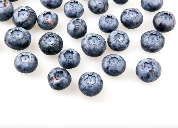 Blueberries Isolated White Background — Stock Photo, Image