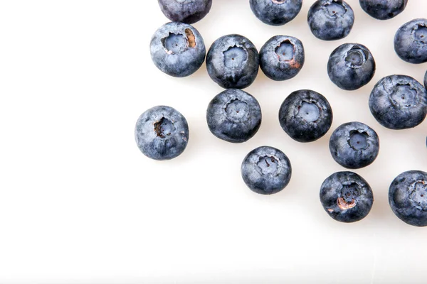 Blueberries Isolated White Background — Stock Photo, Image