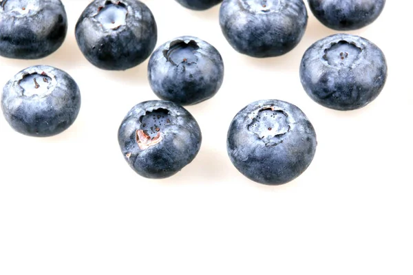 Blueberries Isolated White Background — Stock Photo, Image