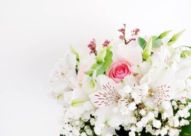 Güzel düğün buketi - renkli görüntü