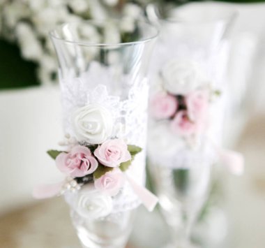 Güzel düğün buketi - renkli görüntü