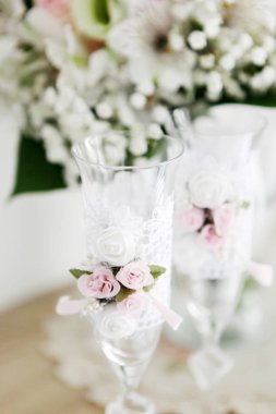 Güzel düğün buketi - renkli görüntü