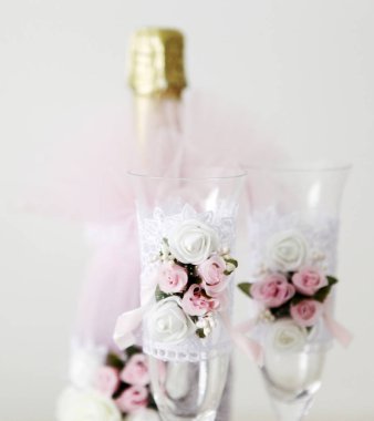 Güzel düğün buketi - renkli görüntü