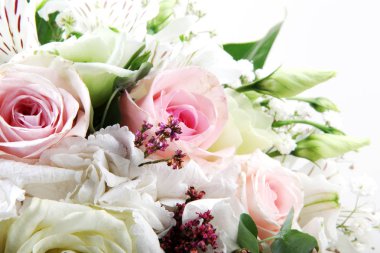 Güzel düğün buketi - renkli görüntü