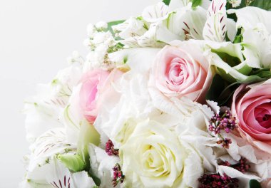 Güzel düğün buketi - renkli görüntü