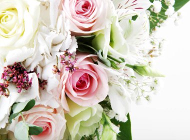 Güzel düğün buketi - renkli görüntü