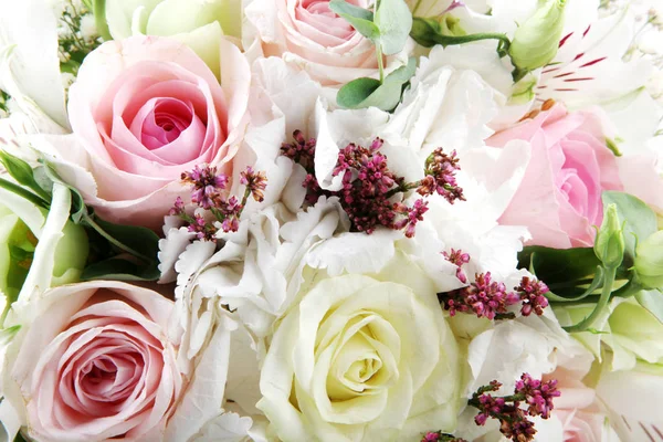 Красивый Свадебный Букет Цветное Изображение — стоковое фото