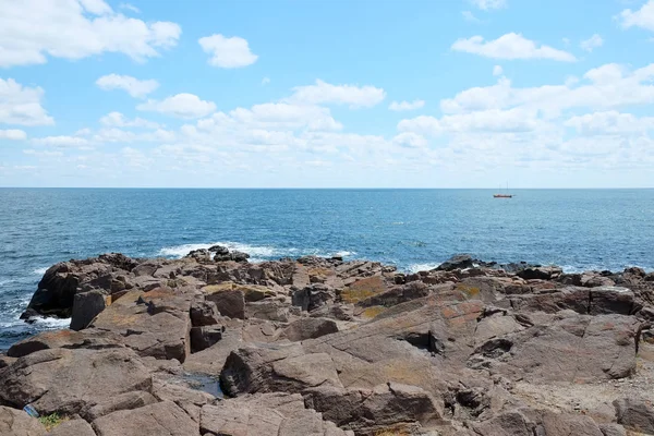 Meerblick Von Der Stadt Sozopol Bulgarien — Stockfoto