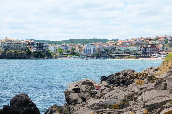 Sozopol Bulgária Junho 2018 Sozopol Uma Antiga Cidade Costeira Localizada — Fotografia de Stock