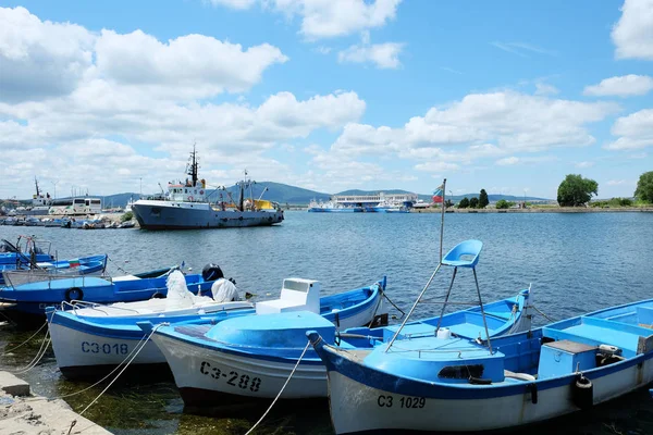 Sozopol Bulgarije Juni 2018 Vissersboten Aan Zee — Stockfoto