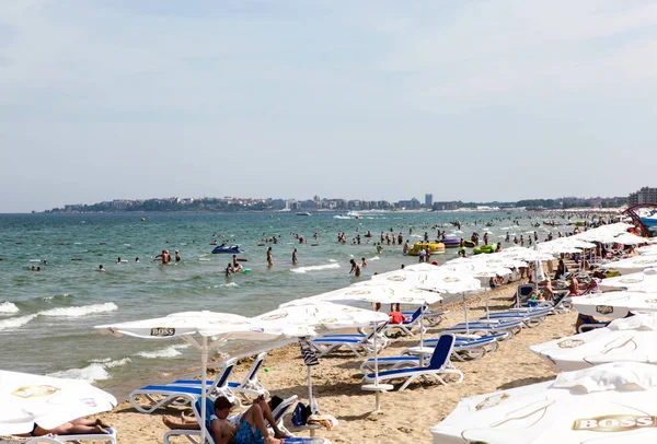 Sunny Beach Bulgaria Giugno 2018 Sunny Beach Importante Località Balneare — Foto Stock