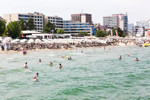 Sunny Beach Bulgaria Giugno 2018 Sunny Beach Importante Località Balneare — Foto Stock