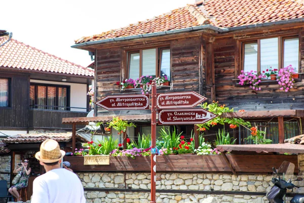 ネセバルは古代都市 ブルガス州に位置するブルガリアの黒海沿岸の主要な海辺のリゾートの ネセバル ブルガリア 2018 — ストック写真