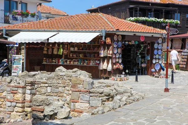 Nesebar Bulharsko Června 2018 Nesebar Starobylé Město Jeden Hlavních Přímořských — Stock fotografie