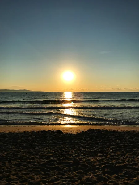 Belo Pôr Sol Verão — Fotografia de Stock