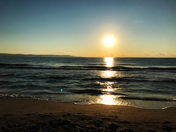 Belo Pôr Sol Verão — Fotografia de Stock