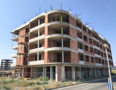 Büyük inşaat alanında - renk iamge