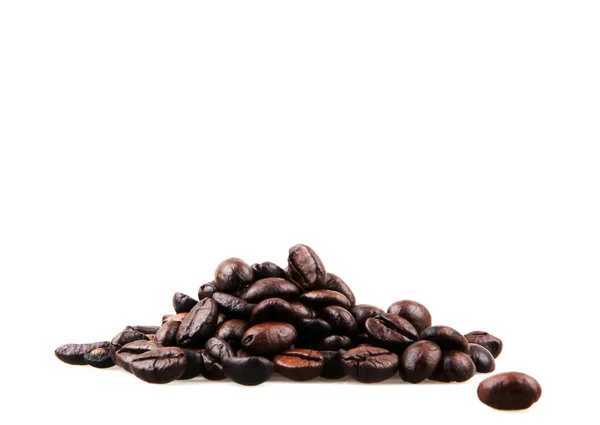 Kávébab Izolált Fehér — Stock Fotó
