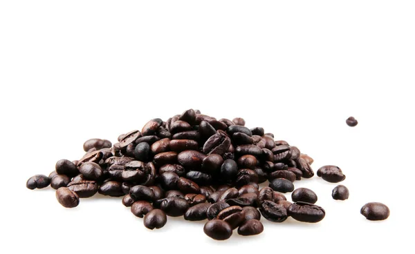 Coffee Beans Isolated White — Stock Photo, Image