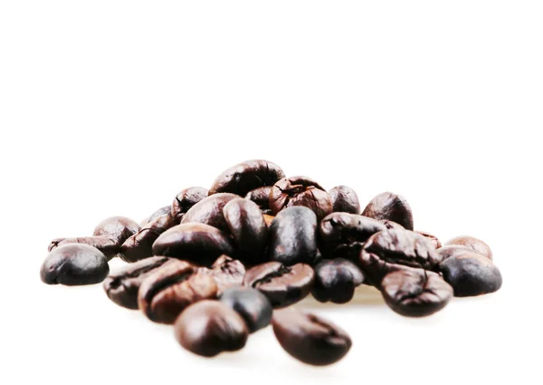 Coffee Beans Isolated White — Stock Photo, Image