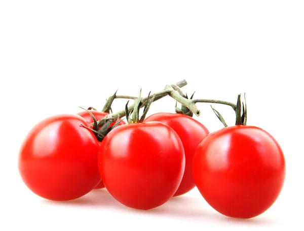 Tomate Cereza Aislado Blanco — Foto de Stock