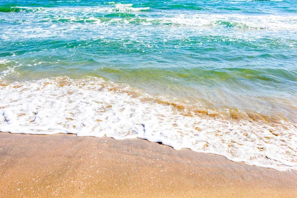 Tropisch Strand Achtergrond Kleurenafbeelding — Stockfoto