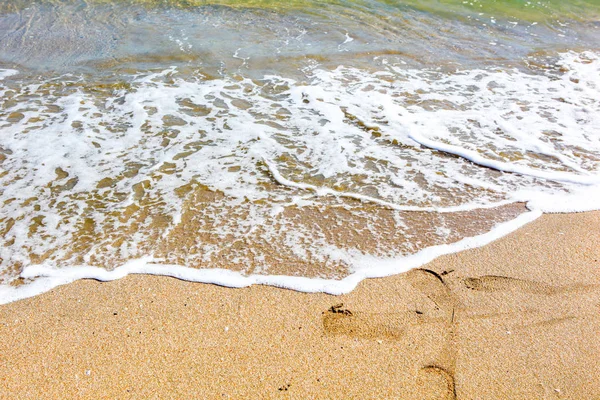 热带海滩背景 彩色图像 — 图库照片