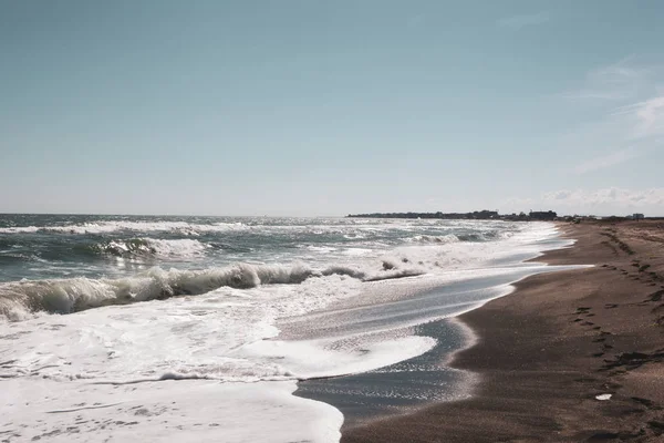 Гарний Пляж Неймовірне Море Поморі Болгарія — стокове фото