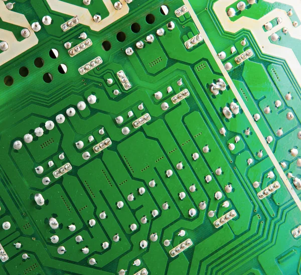 Microchip Motherboard Close — Stock Photo, Image
