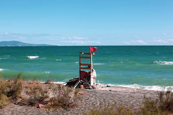 Bulgaristan Pomorie Kentinden Güzel Deniz Manzarası — Stok fotoğraf