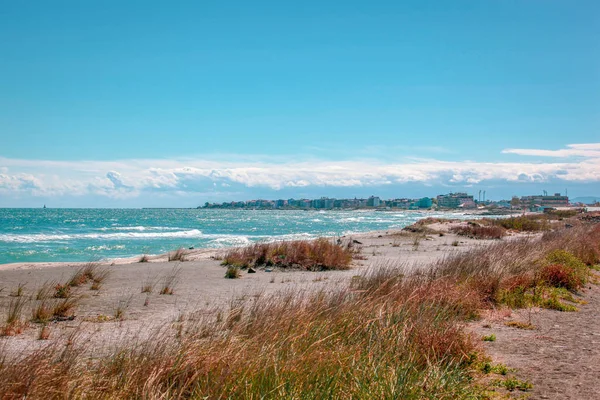 Bulgaristan Pomorie Kentinden Güzel Deniz Manzarası — Stok fotoğraf