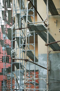 Büyük inşaat alanında görüntüleri