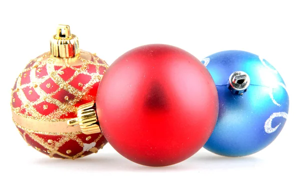 Decoración Bola Navidad Aislada Sobre Fondo Blanco — Foto de Stock