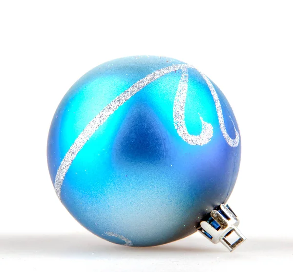 Christmas Ball Decoration Isolated White Background — Stock Photo, Image