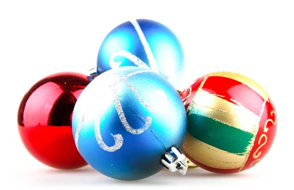 Christmas Ball Decoration Isolated White Background — Stock Photo, Image