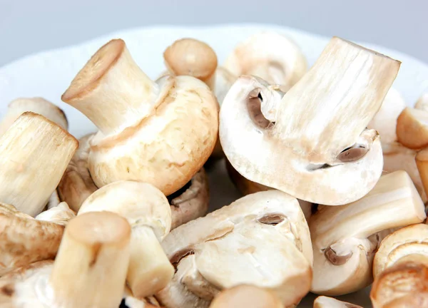 Fresh Champignon Mushrooms Image — Stock Photo, Image