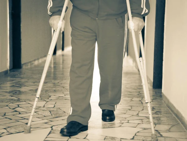 Disabled Hospital Corridor — Stock Photo, Image