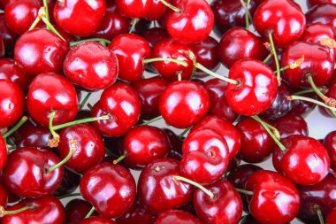 Taze kiraz arka plan görüntüsü