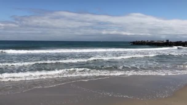 Playa Mar Luz Del Sol Brillante — Vídeos de Stock