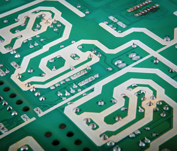 Computer Circuit Board Close — Stock Photo, Image