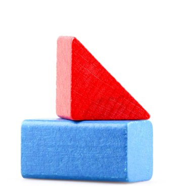 Ahşap yapı taşları Set - çocuk İnşaat ahşap oyuncak