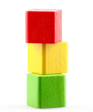 Ahşap yapı taşları Set - çocuk İnşaat ahşap oyuncak