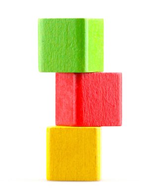 Ahşap yapı taşları Set - çocuk İnşaat ahşap oyuncak