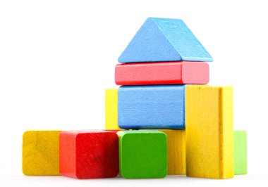 Ahşap yapı taşları Set - çocuk İnşaat ahşap oyuncak