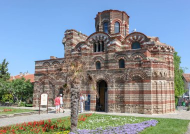 Görünümü güzel deniz şehir Nessebar, Bulgaristan.