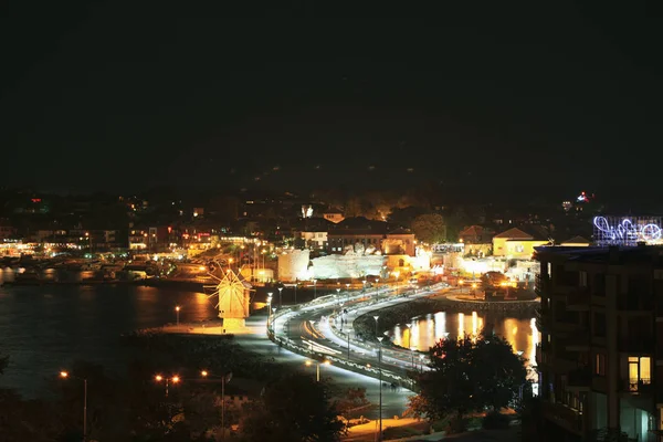 Vista Bela Cidade Mar Nessebar Bulgária — Fotografia de Stock